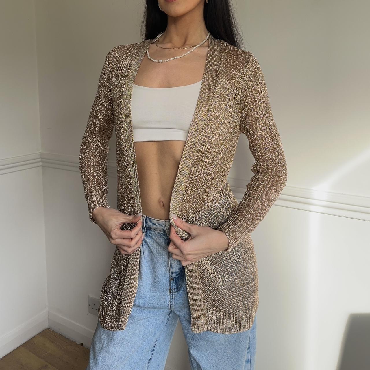 Cardigan rose gold best sale