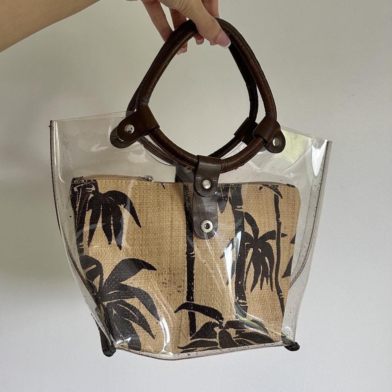 Zara palm tree discount bag