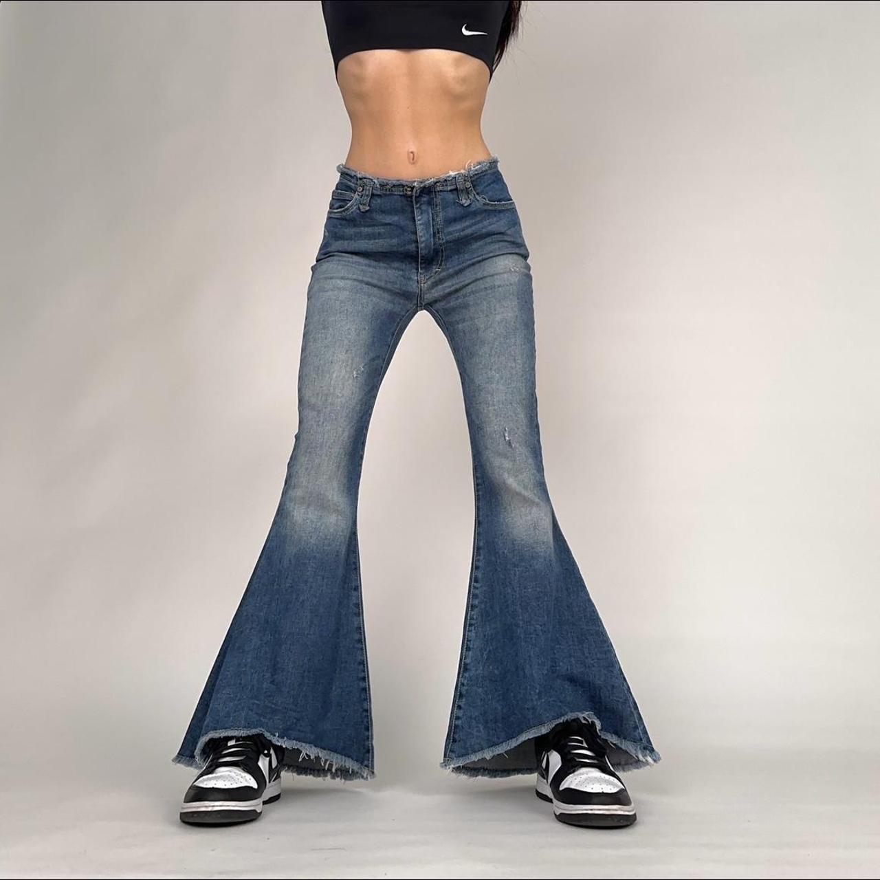 パンツ 00s blow by blue grunge flare denim LL 00s blow by blue grunge flare denim LL