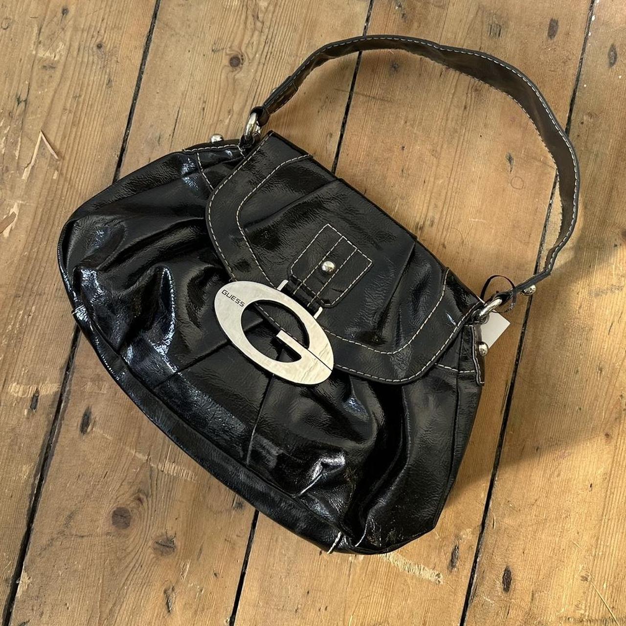 Vintage y2k guess pink & beige bag 00s guess | Depop