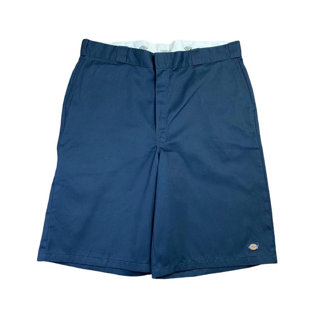 Dickies Men's Navy and Blue Shorts | Depop