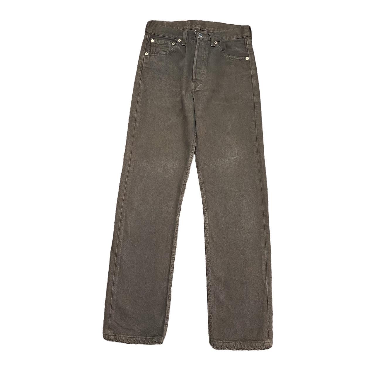 Brown Levis 501 jeans. Vintage 90s (1997) made in... - Depop