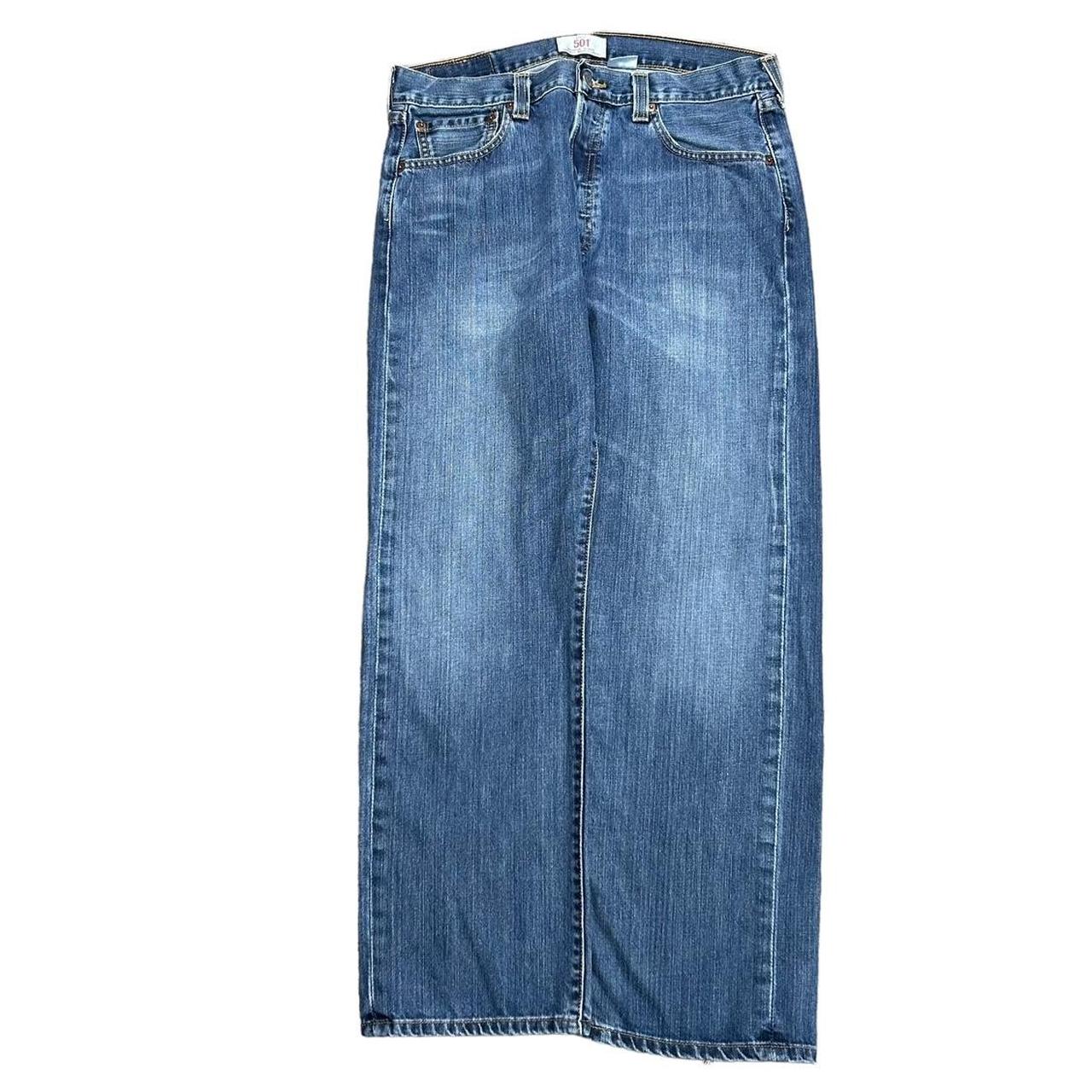 Levi's 501 faded blue best sale