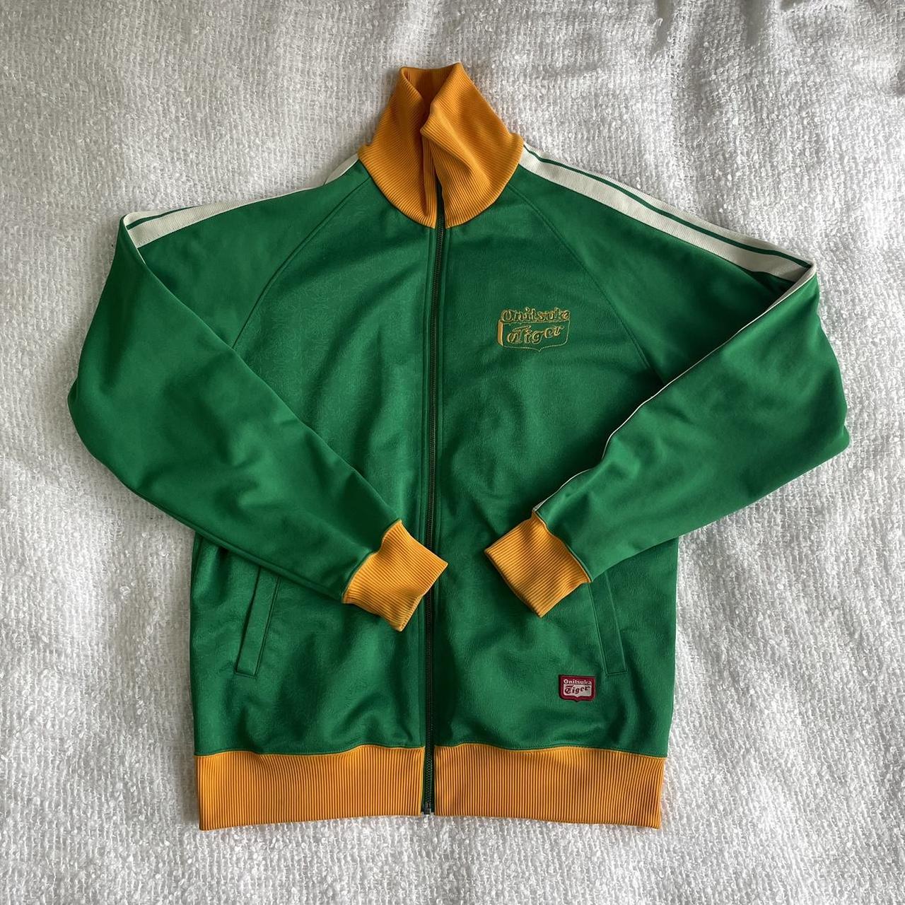 Onitsuka tiger track jacket Size XL - Depop