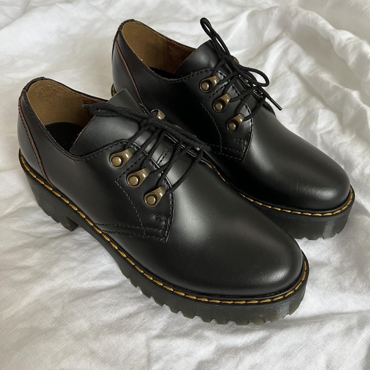 Dr. Martens Leona Lo Heeled Black Shoes • new... - Depop