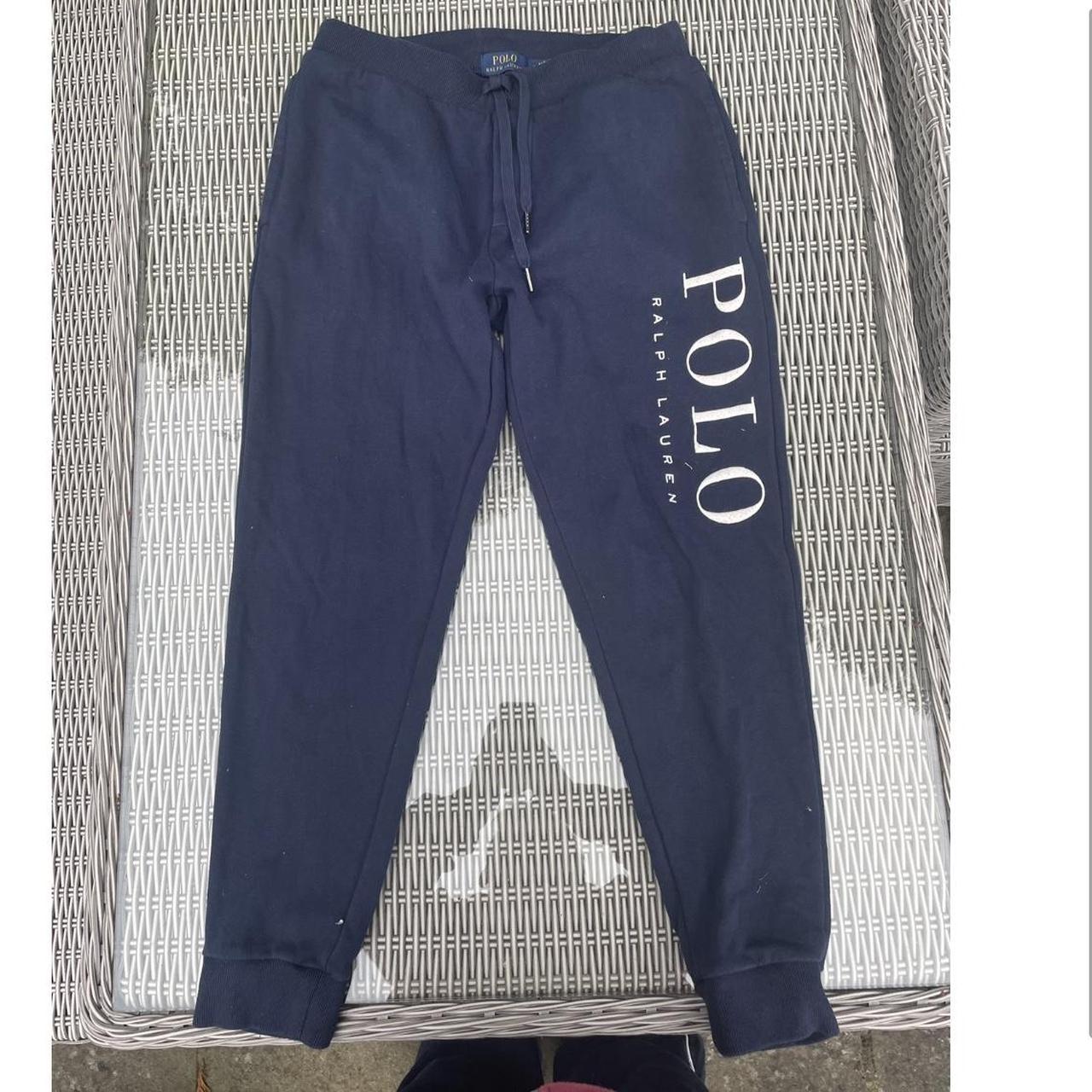 POLO Ralph Lauren cotton joggers. Blue. Size