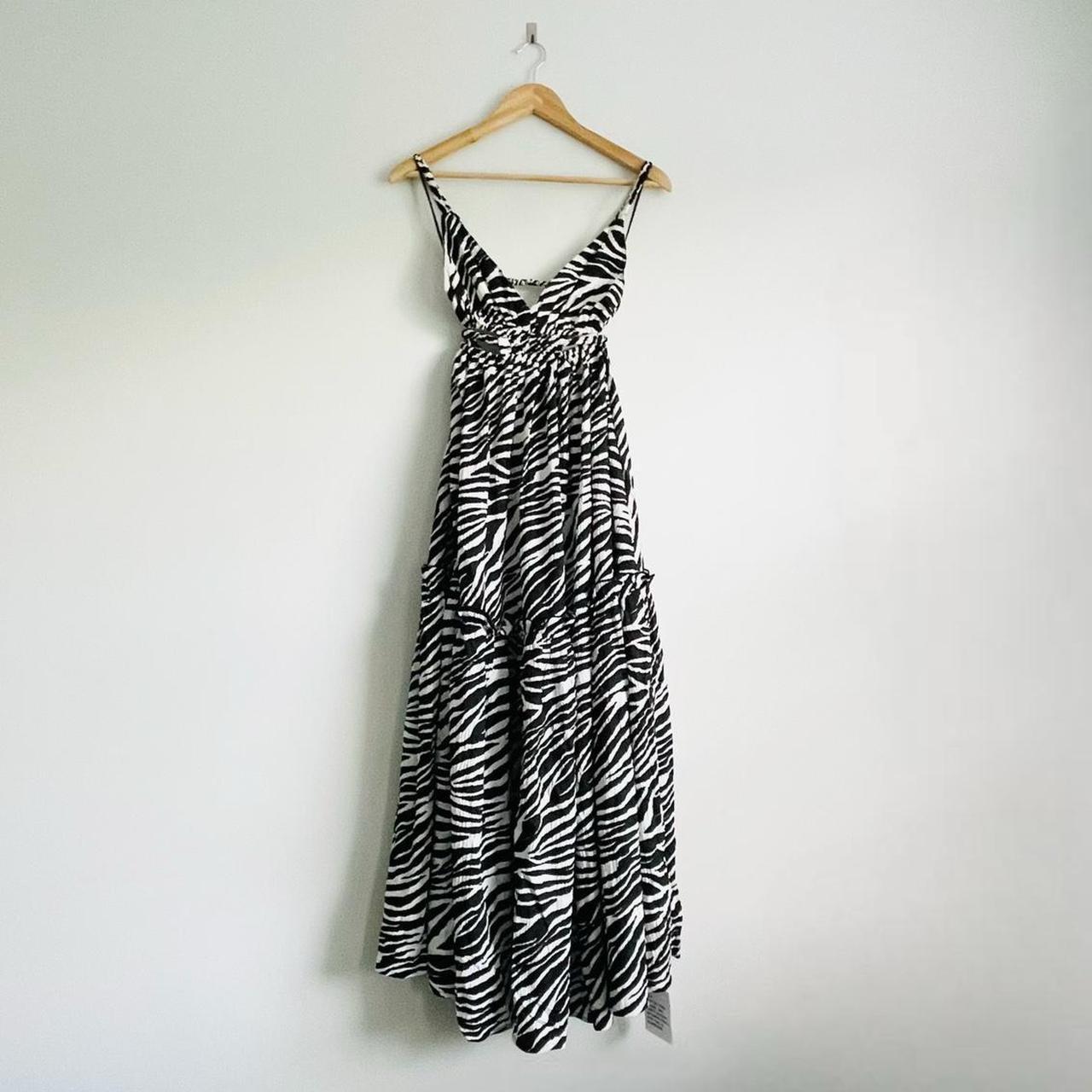 Miss selfridge zebra dress on sale