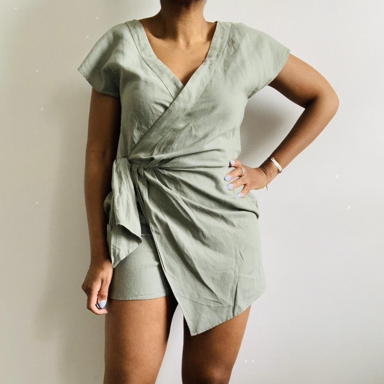 Zara Linen Blend Jumpsuit Playsuit shops Romper