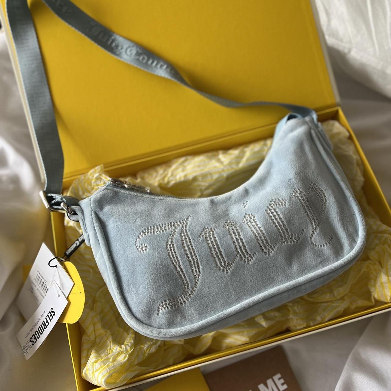 Baby blue juicy couture handbag 💙 Never used still... Depop