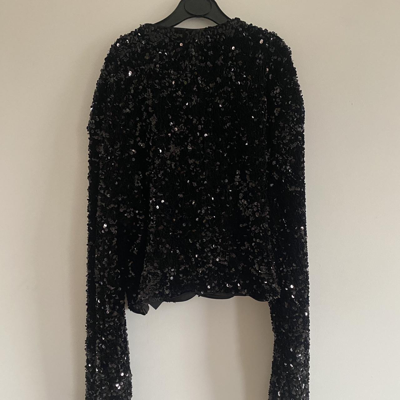 Viral H&M sequin jacket Size small Only worn on a... - Depop