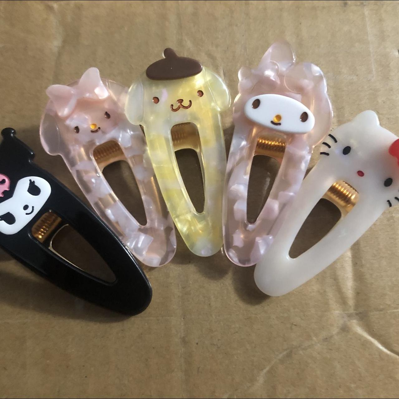 Sanrio barrettes set of 5 sanrio y2k kuromi... Depop
