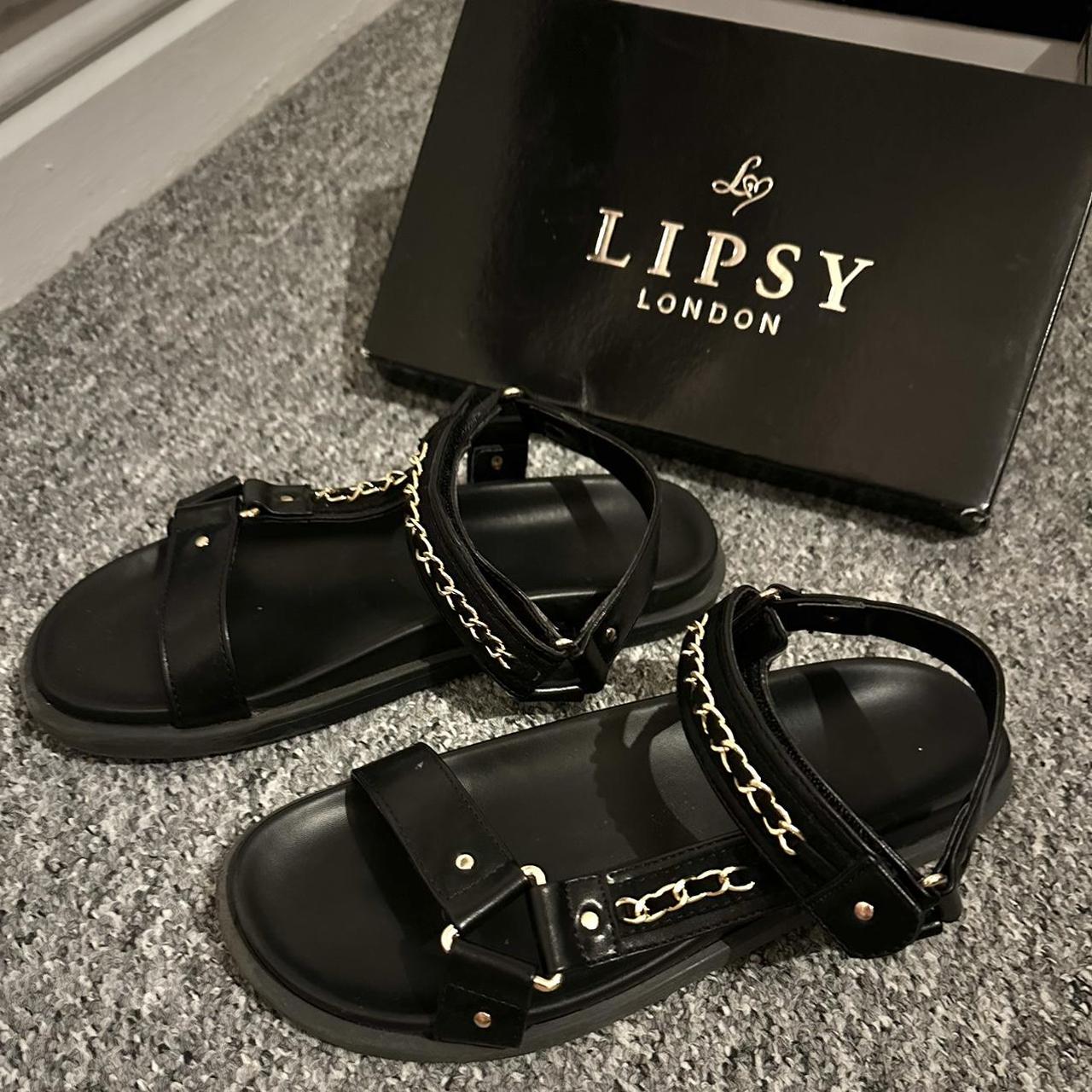 Lipsy 2025 black sandals