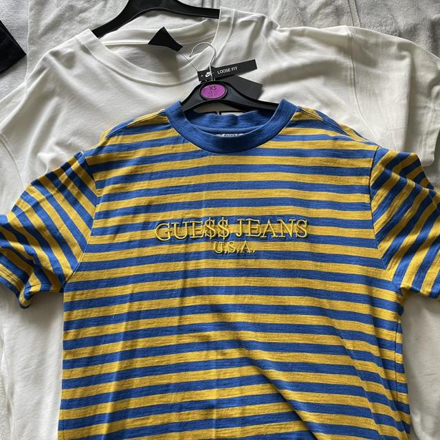 Guess x Pleasures collab t-shirt Size men's Depop