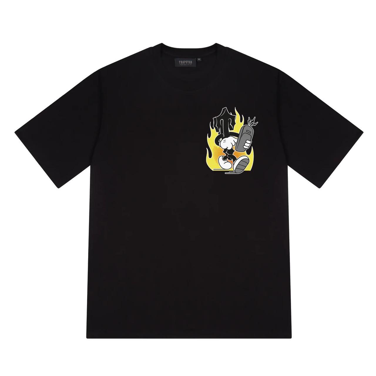 Trapstar Men's Black T-shirt | Depop