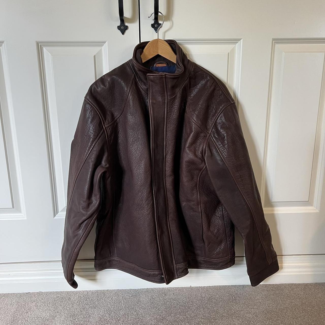 orvis bison leather jacket