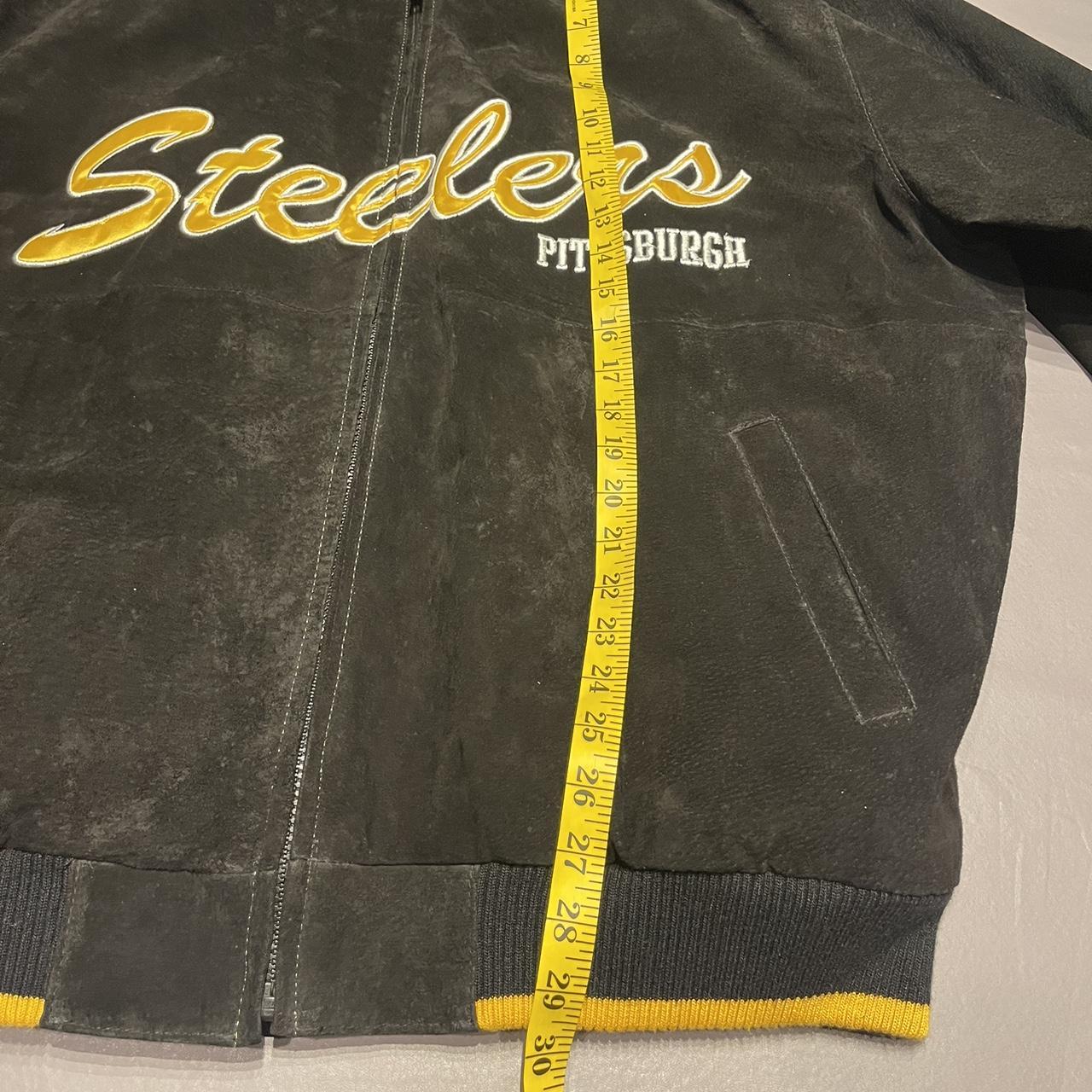 Y2K Men's NFL Pittsburgh Steelers Parka Coat Black Size XL