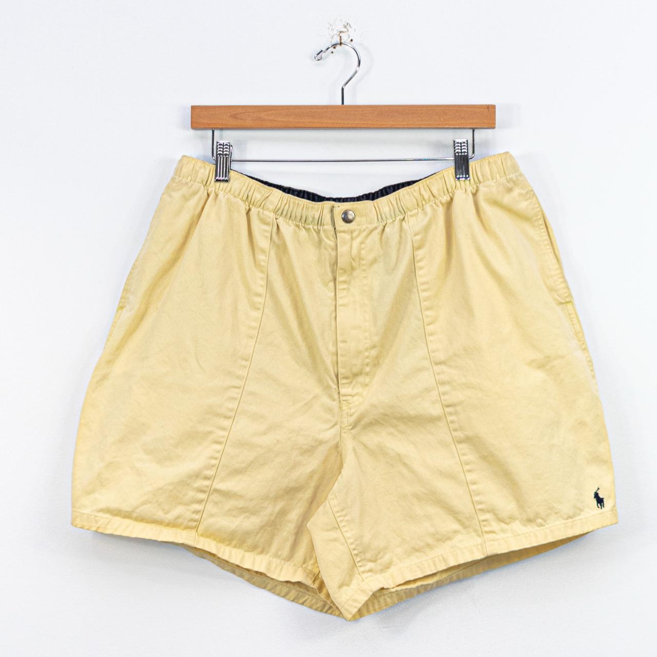 Polo Ralph Lauren Men's Yellow Shorts | Depop