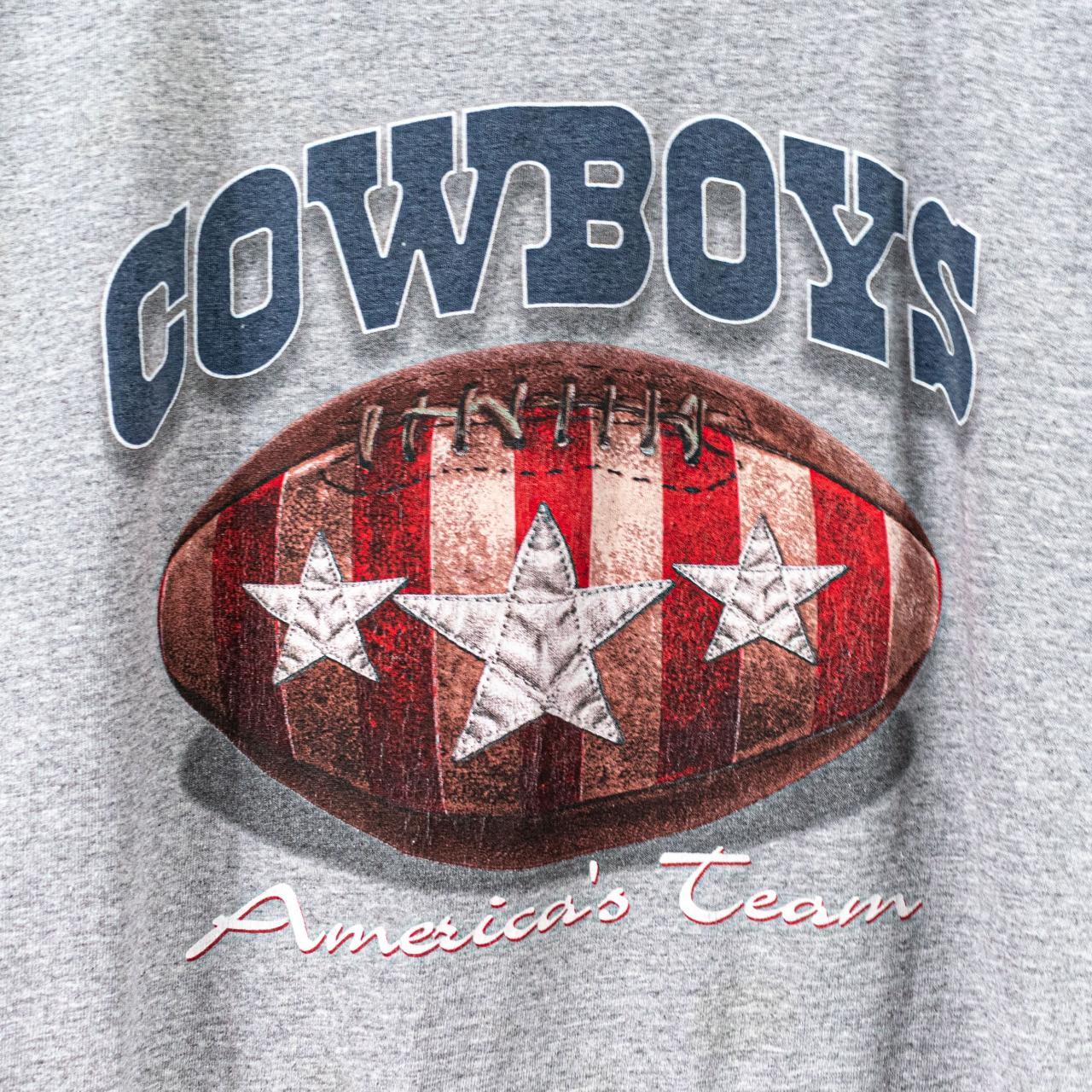 Y2K NFL Dallas Cowboys America's Team T-Shirt Size - Depop