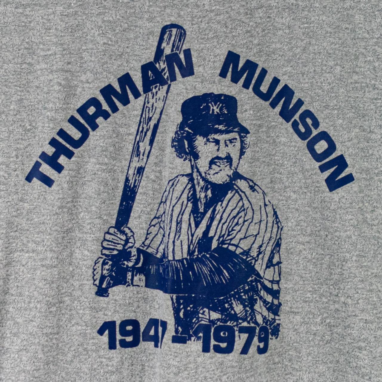 00s New York Yankees Thurman Munson Throwback Jersey - Depop