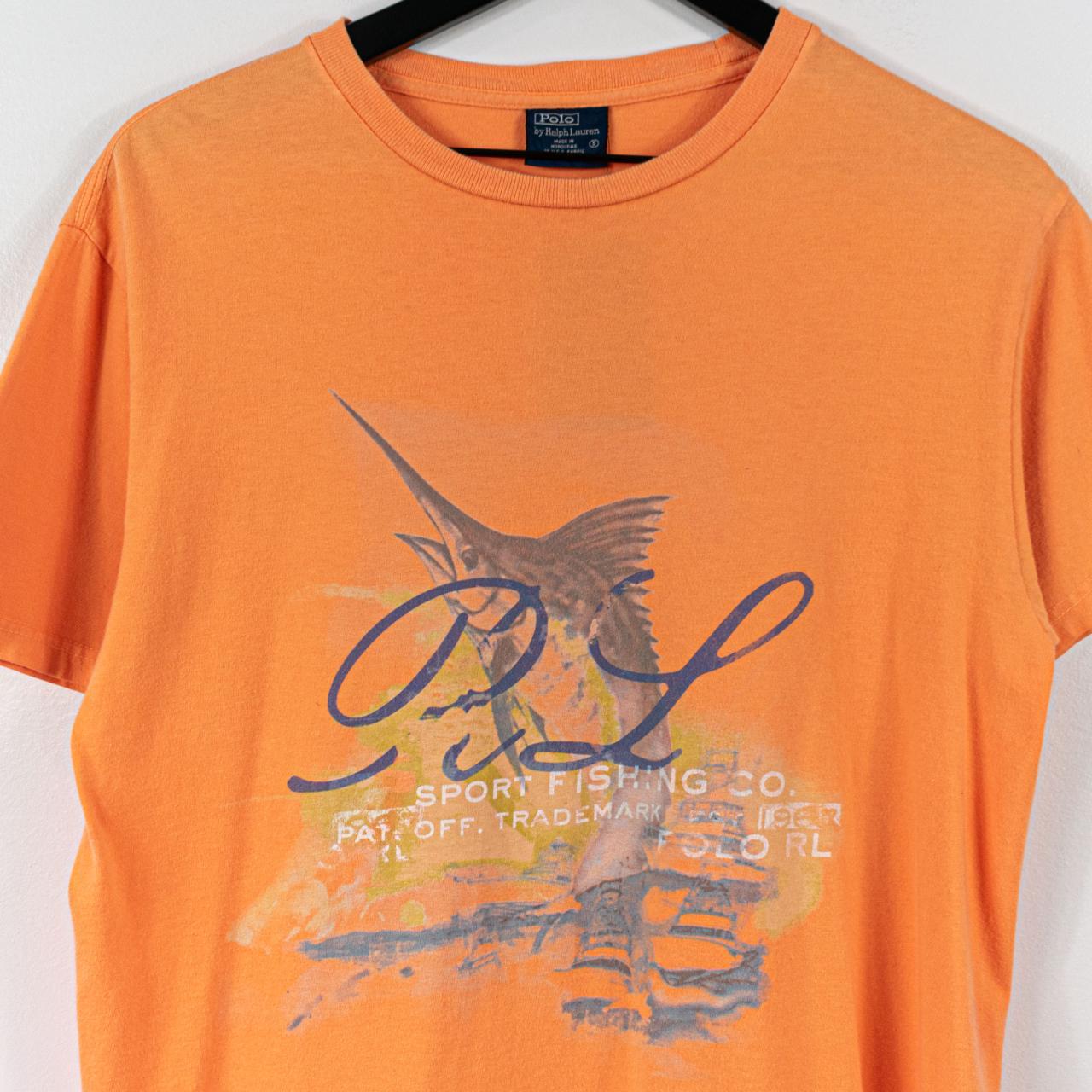 Vintage 90s Polo Ralph Lauren Sport Fishing T-Shirt - Depop