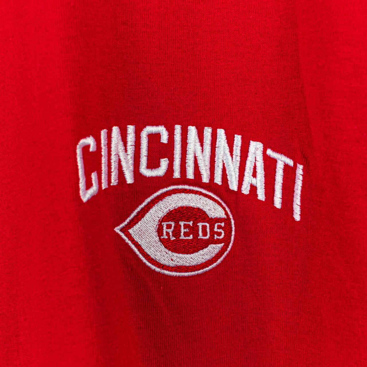 Cincinnati Reds Vintage VTG 90's Russell Athletics - Depop