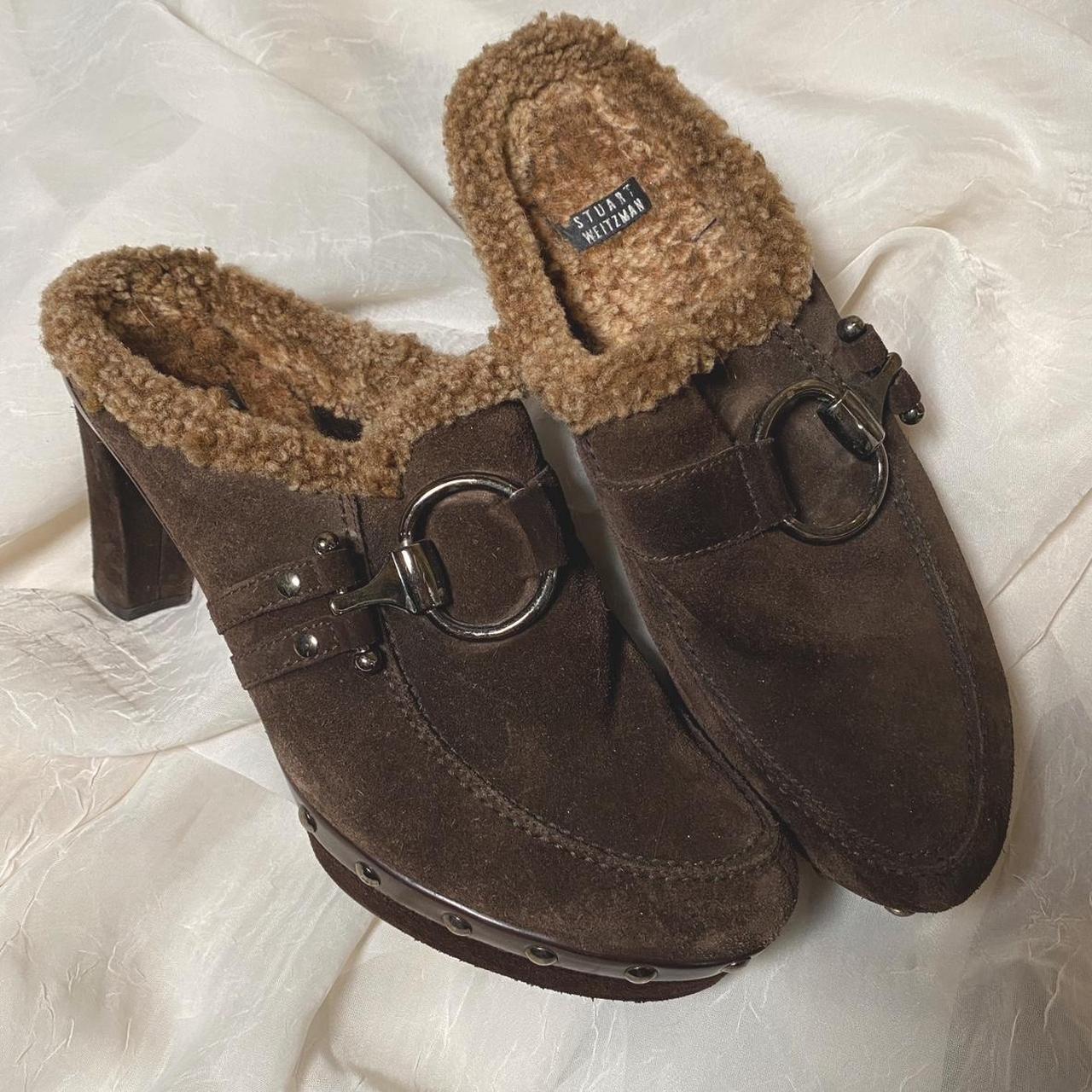 Stuart Weitzman Women's Clogs - Brown - US 7.5 – … - image 2