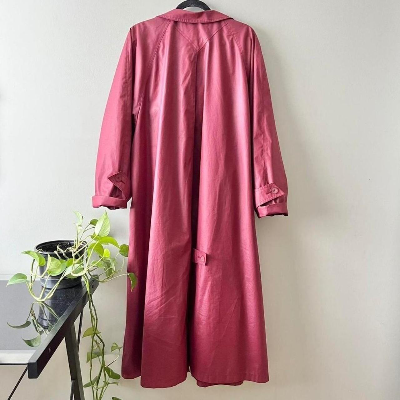 Stunning vintage London Fog red trench coat Depop