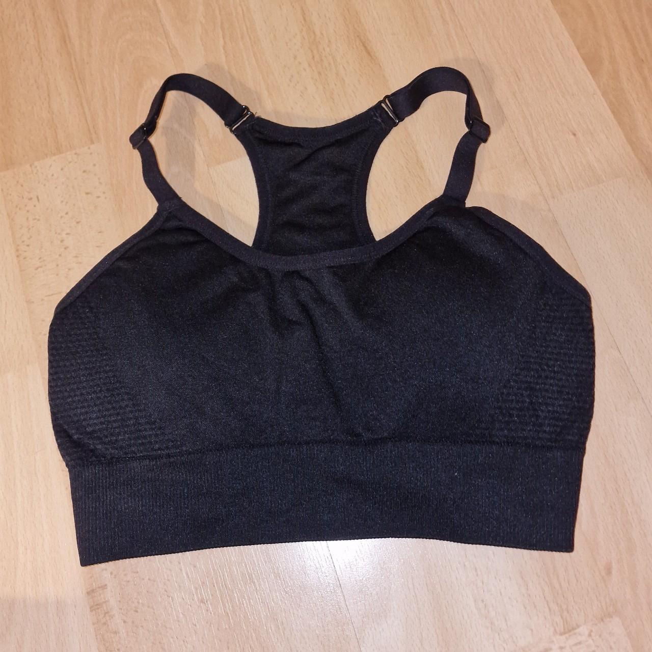black Primark sports bra size small new without... Depop