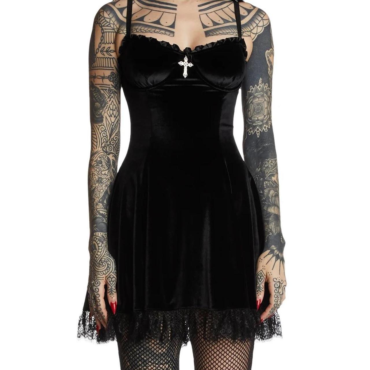 🎀!!FREE SHIPPING!!🎀 Widow Dollskill Gothic Midnight... Depop