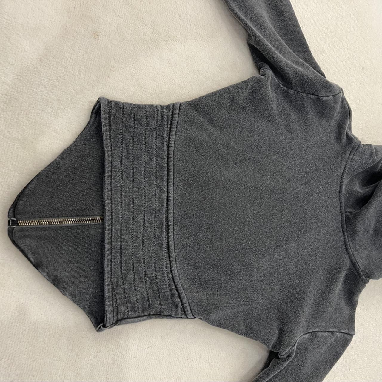 The K Label Acid Wash Corset Style Zip up... Depop
