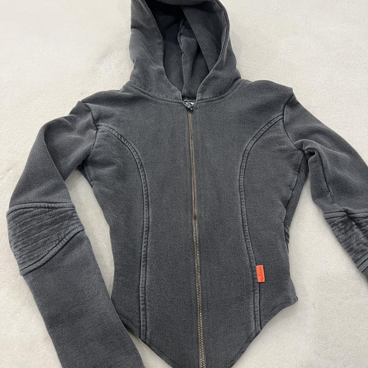 The K Label Acid Wash Corset Style Zip up... Depop