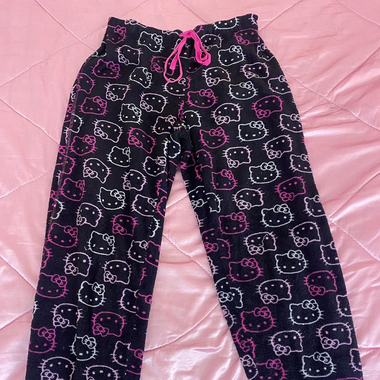 Hello Kitty PJ Pants Size Large Sleepwear Pajama... - Depop