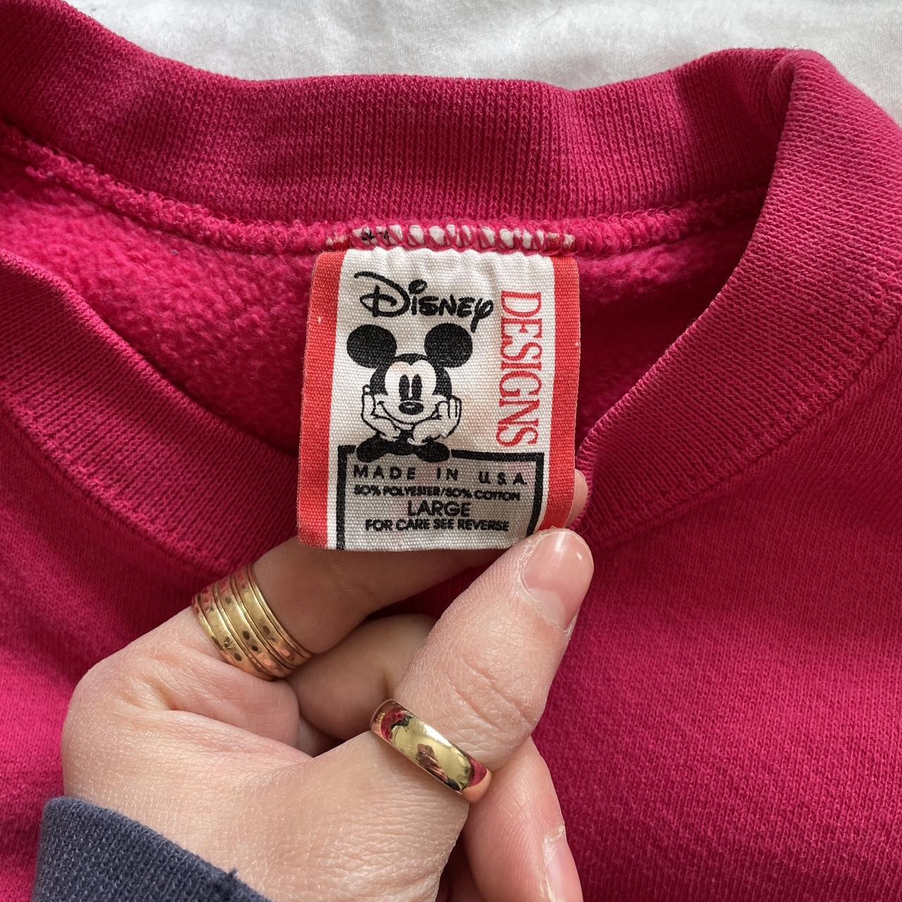 Hot Pink Blank Disney Designs Crewneck. Size Large. - Depop