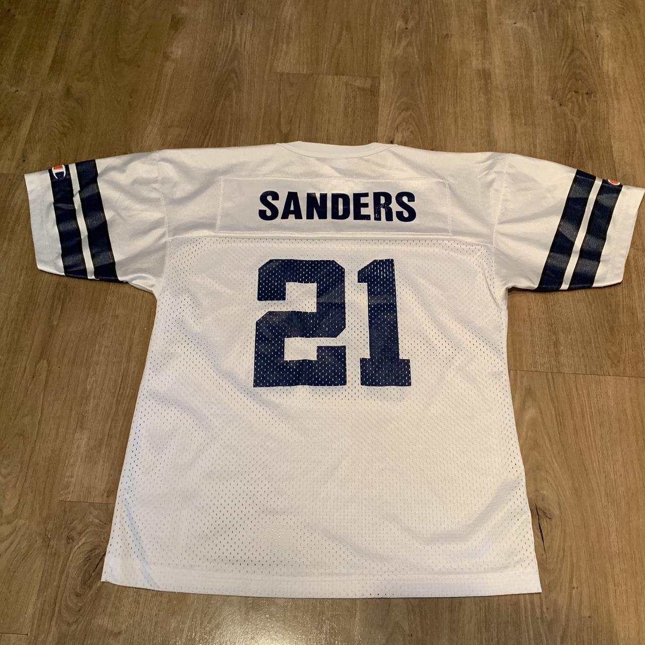 Vintage 90s Deion Sander #21 Dallas Cowboys NFL - Depop