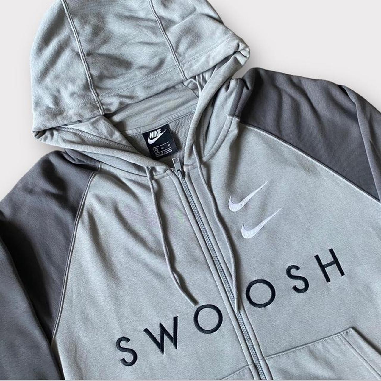 double swoosh nike hoodie