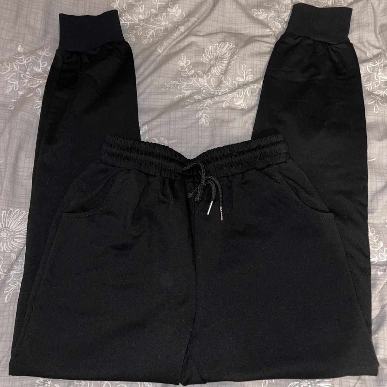 SHEIN Women's Black Joggers-tracksuits | Depop