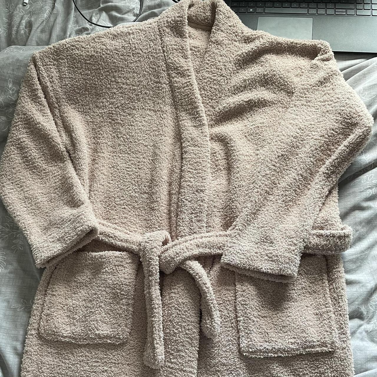 Dunnes cosy teddy short wrap dressing gown. Brand... Depop