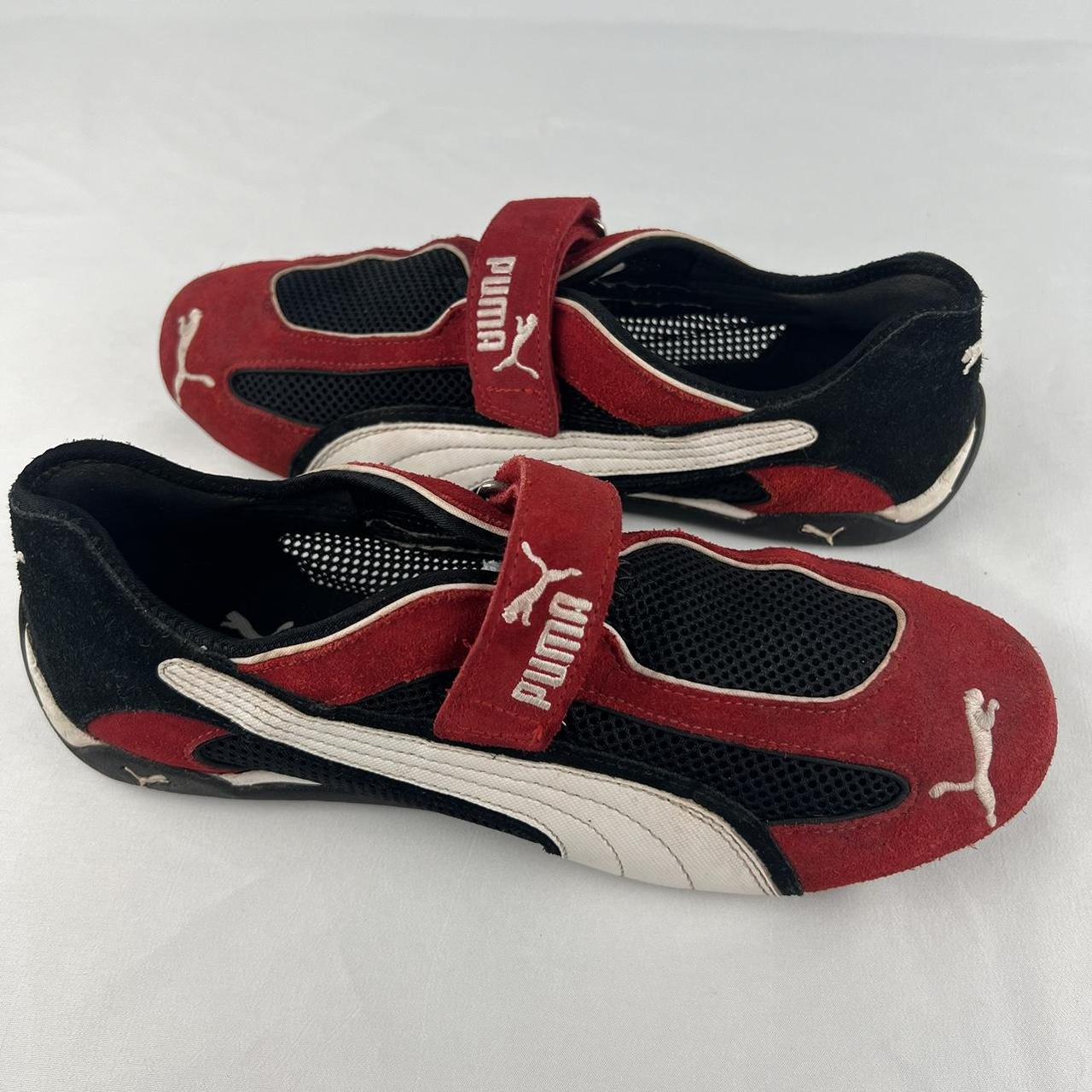 Y2K Puma archive black / white leather trainers vintage 2000s US 7.5 | eBay