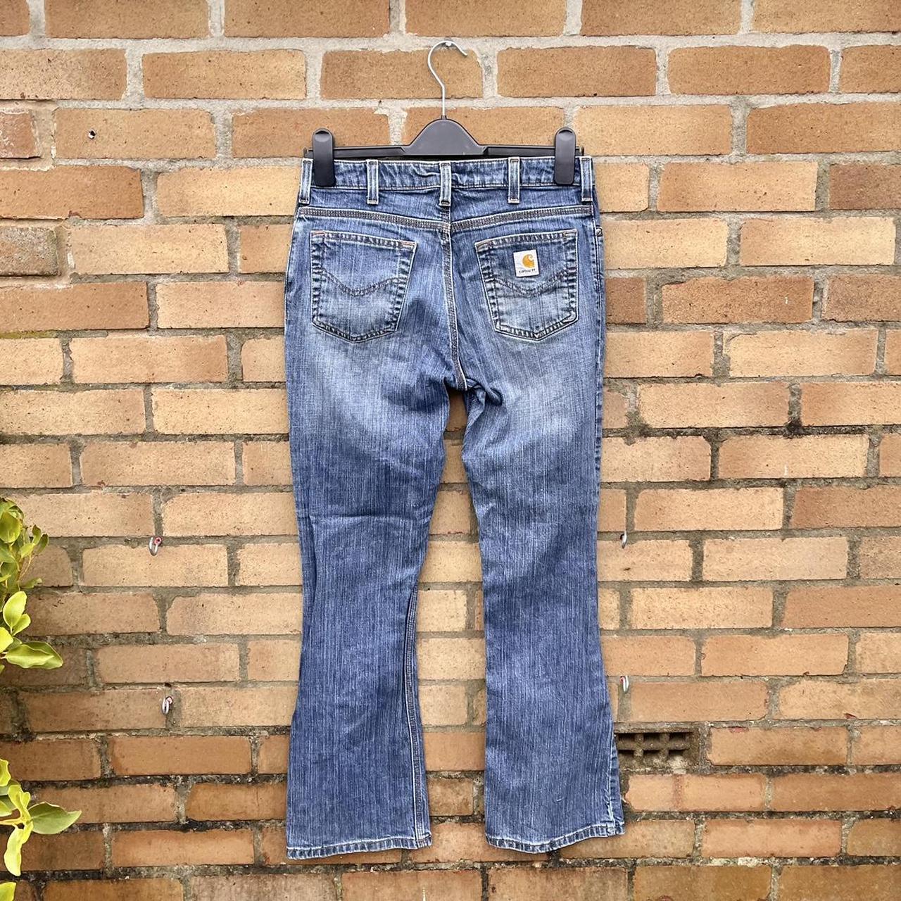 Carhartt Jeans denim blue trousers in a durable... - Depop