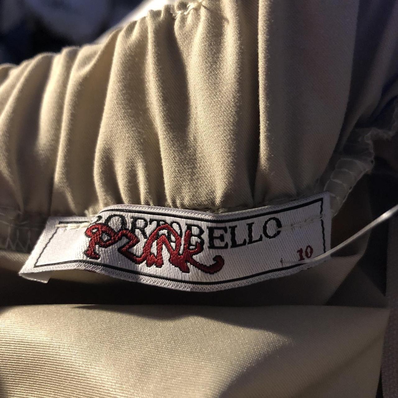 Portobello punk beige cuffed cargos UK10 Brand new... Depop