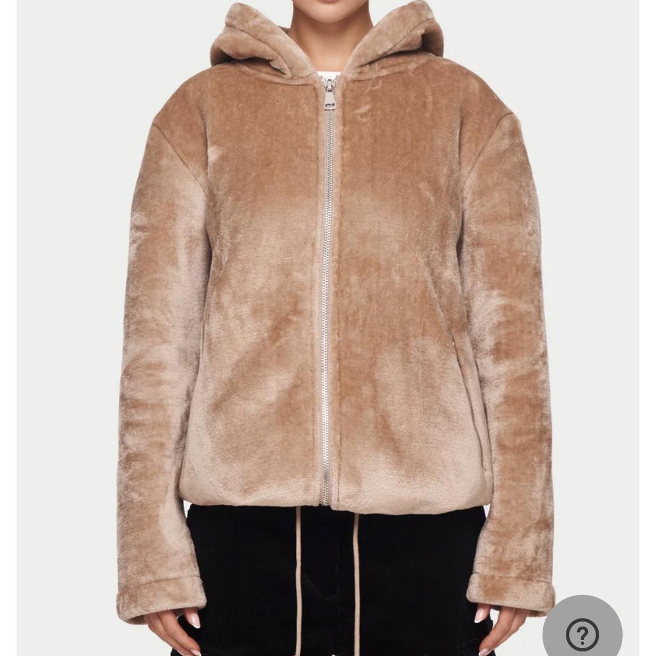 The couture club fur applique hoodie sale