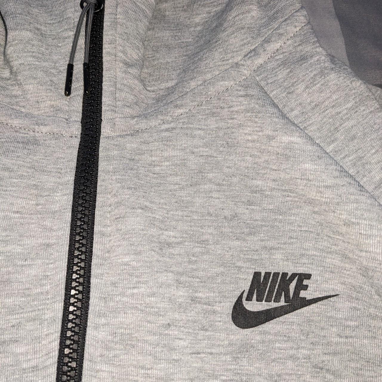 Nike tech fleece jacket hoodie. Old version. Grey... - Depop