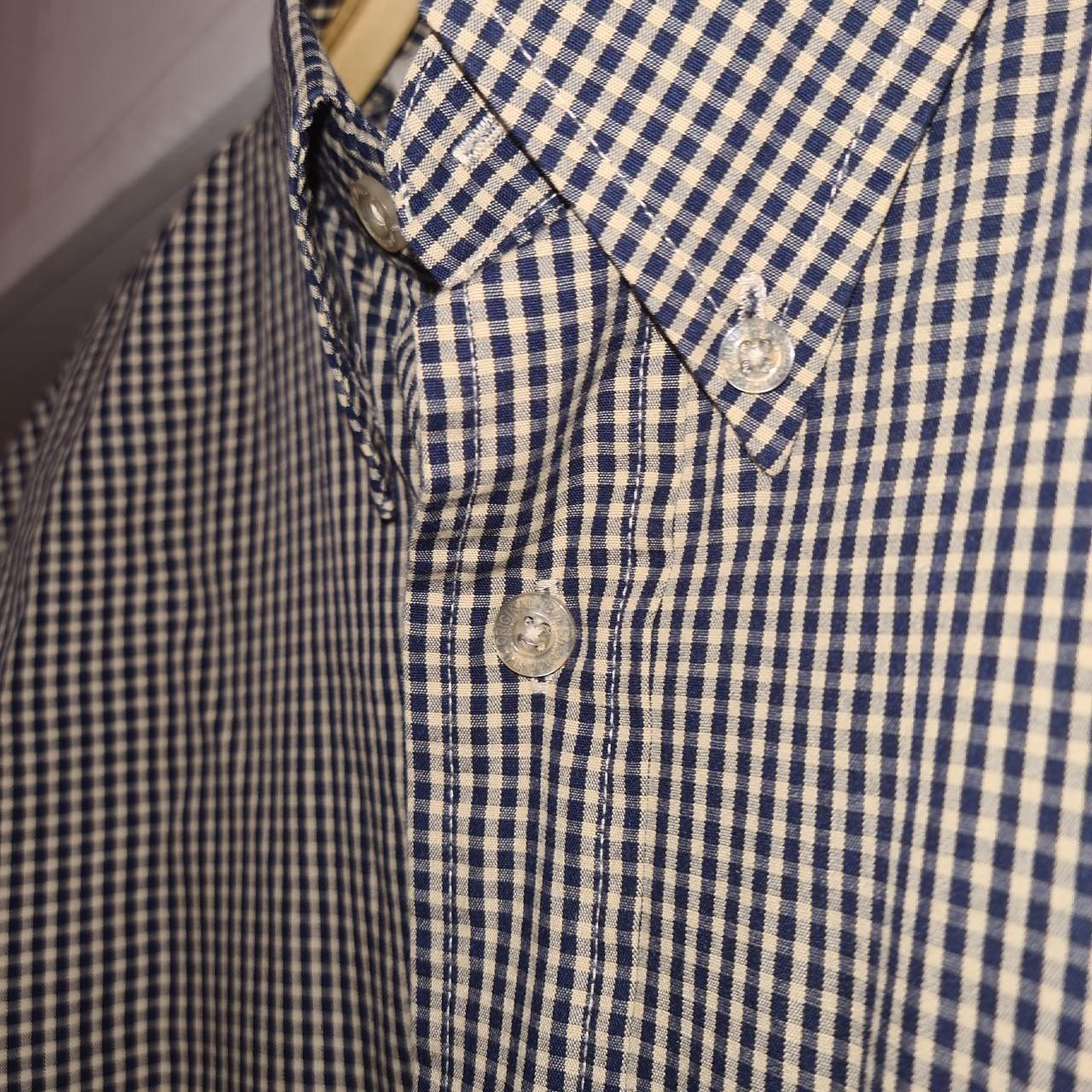 Smart navy checkered Ben Sherman shirt. A wardrobe... - Depop