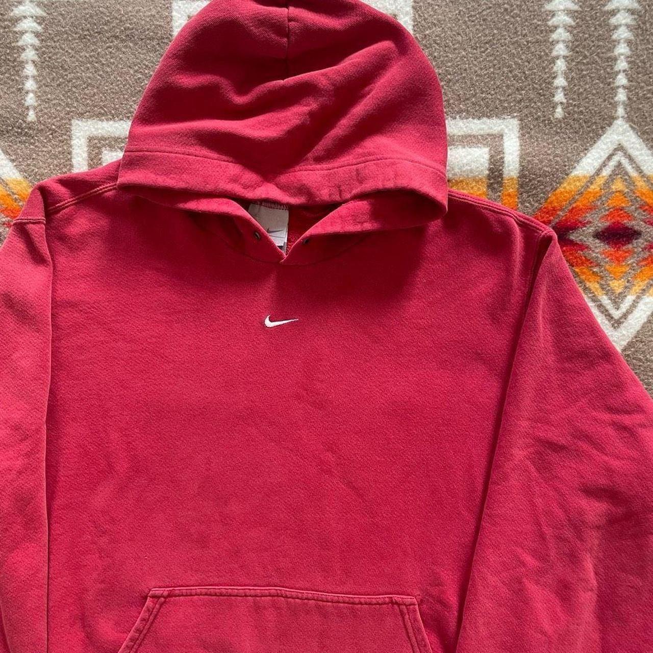 Nike Men's Red Hoodie | Depop