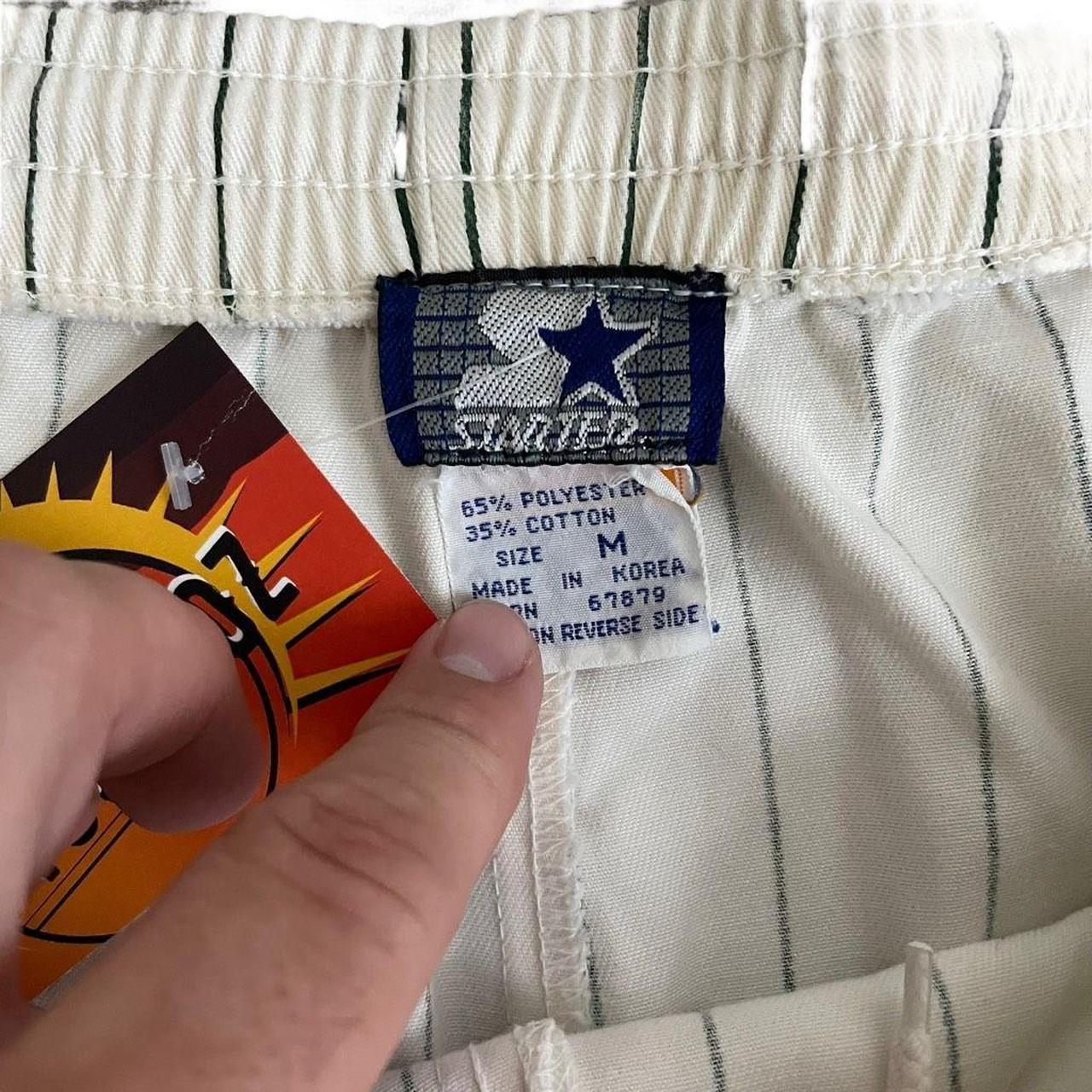 Nice starter brand pinstripe shorts Atlanta braves - Depop