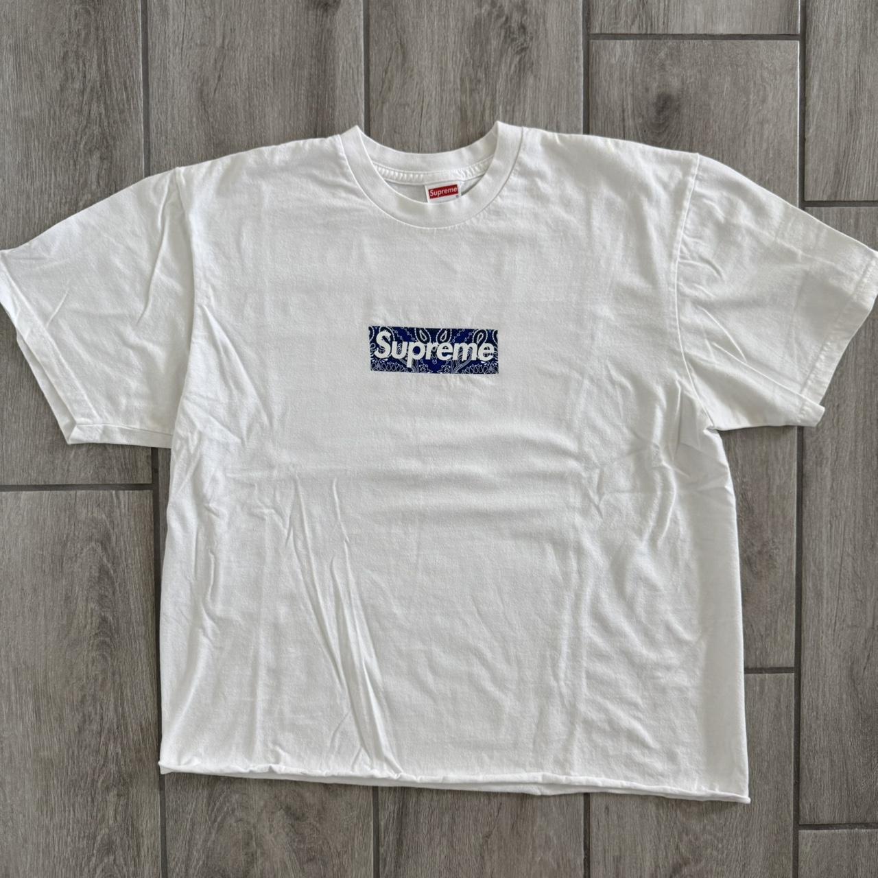 Supreme bandana-box-logo-tee - Depop