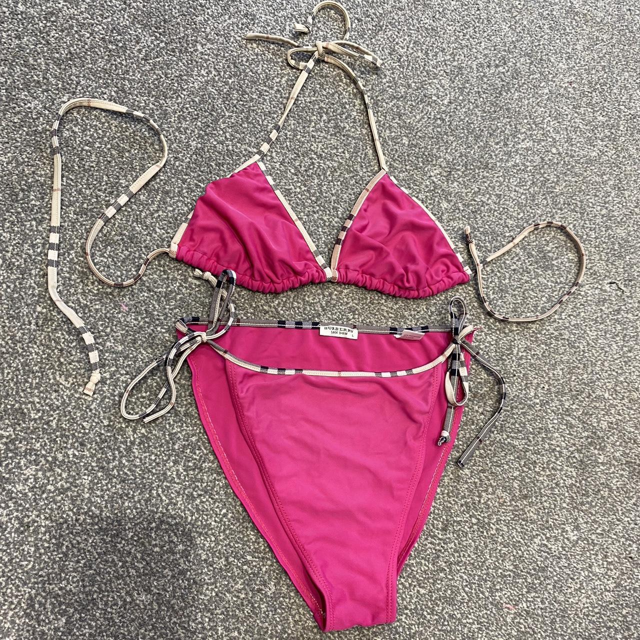 Pink Burberry bikini