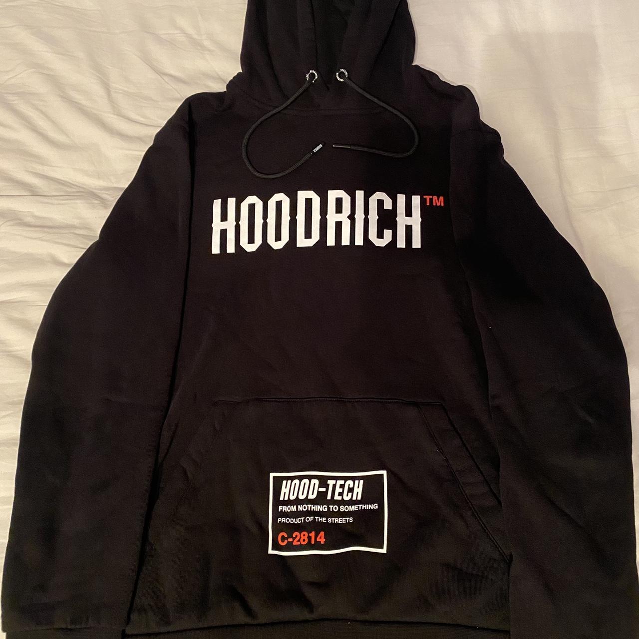 Hoodrich Men's Black Hoodie | Depop