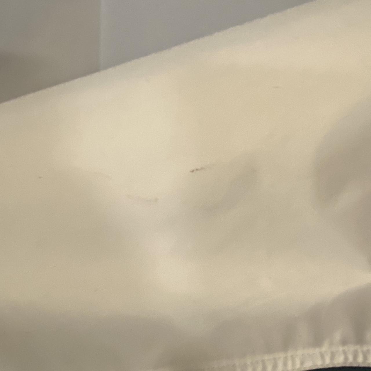 Vintage Cream Adidas Jacket Embroidered Logo Front... Depop