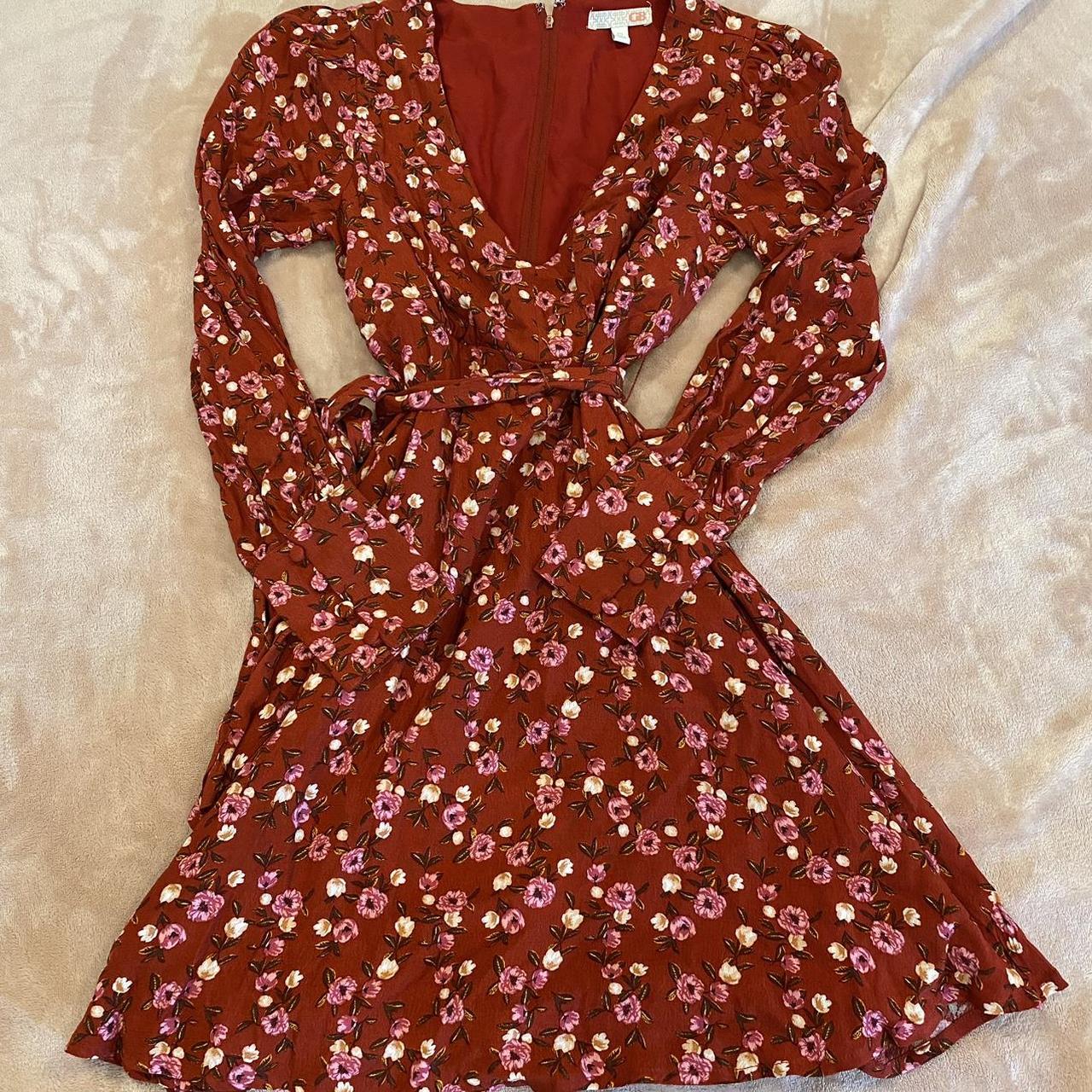 Gianni Bini Women's Red Dress | Depop